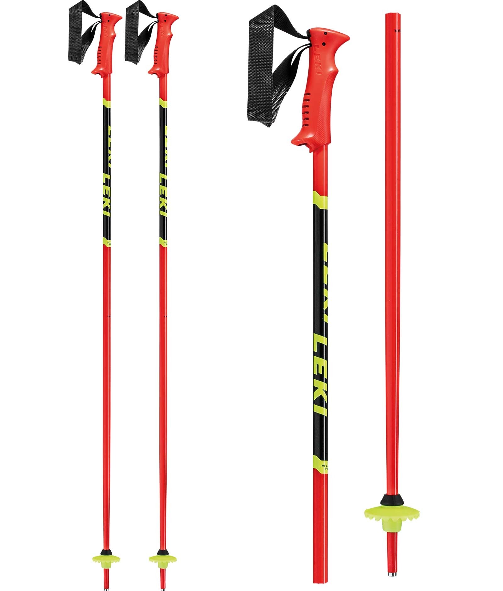 leki racing kids poles red