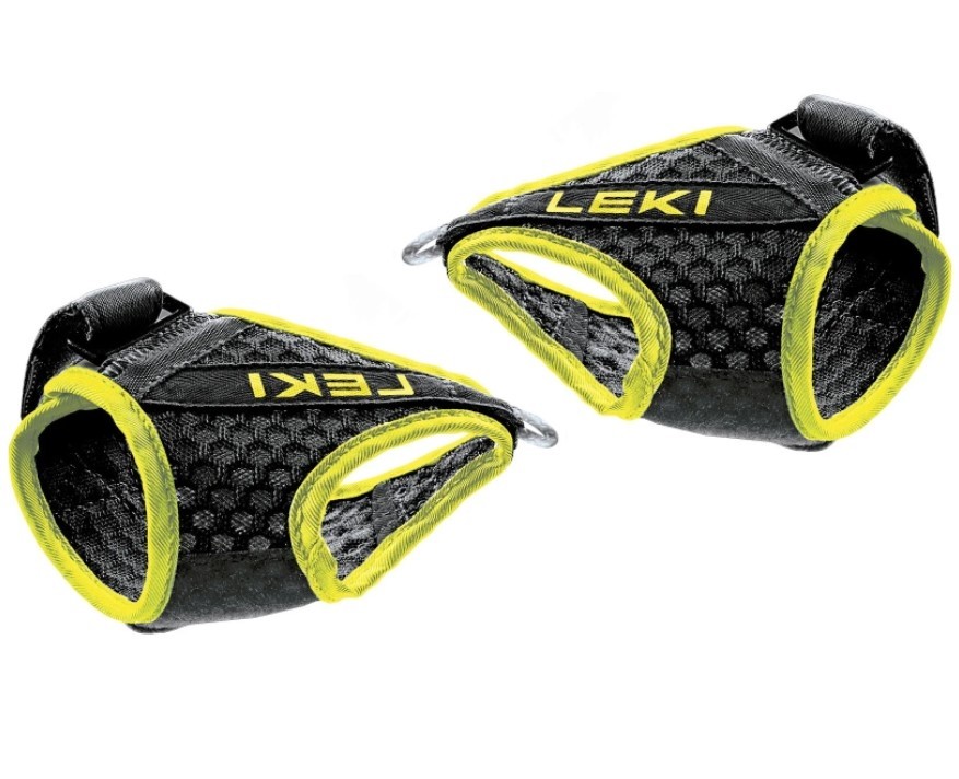 Leki Shark Frame mesh strap neon yellow