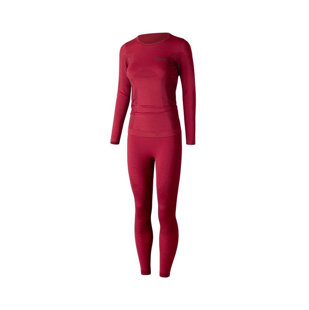 lenz set merino women with long pants red