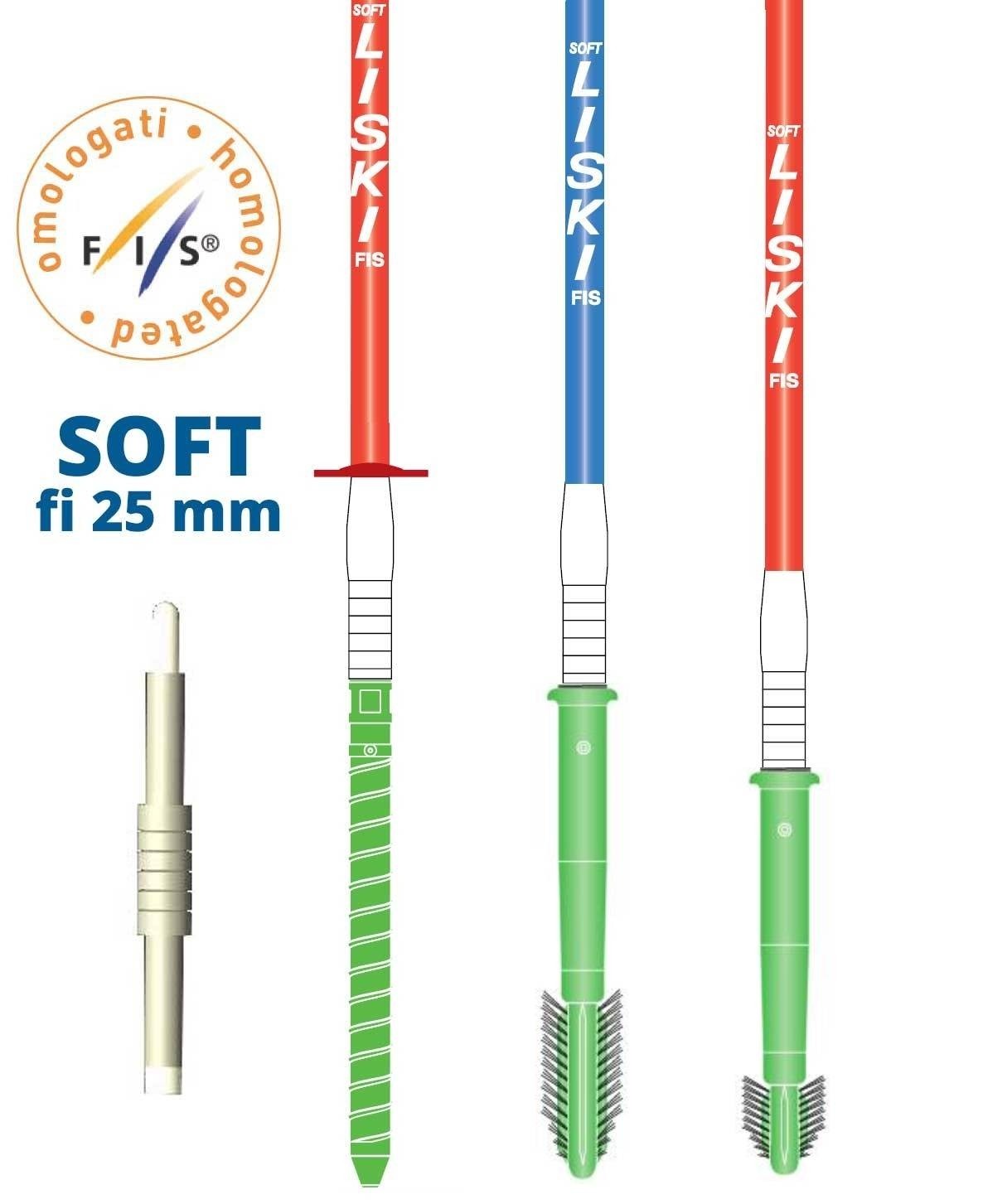 liski soft flex slalom poles