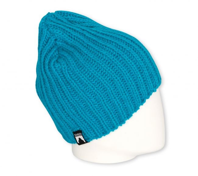 shred corduroy beanie blue
