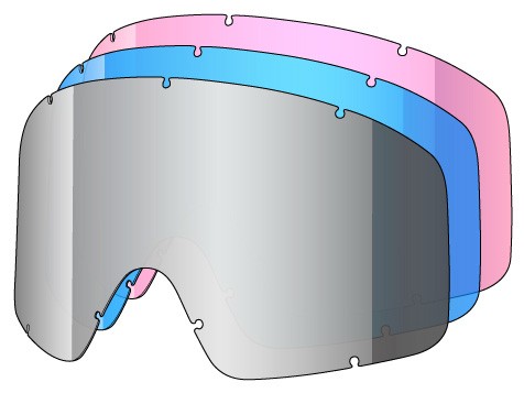 Enojne rezervne leče za Shred MONOCLE - 3kom (3KIT)