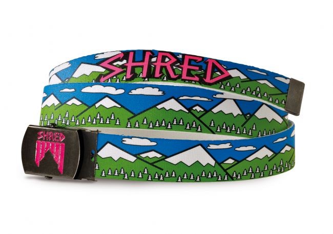 Shred pas belt needmoresnow green blue