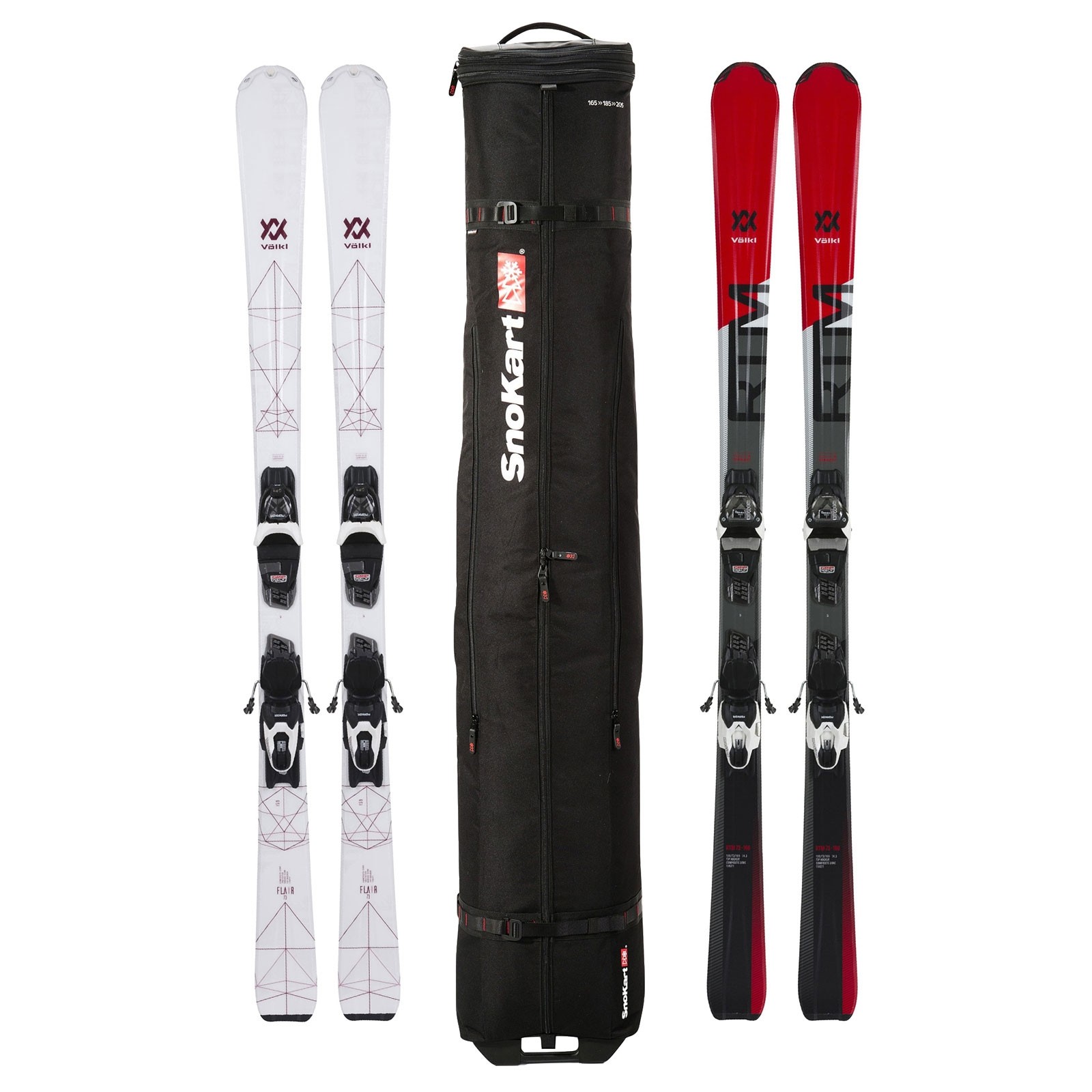 snokart 2 ski zoom roller