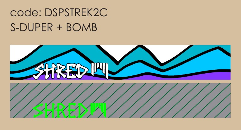 Set rezervnih trakov za smučarska očala - S Duper + Bomb