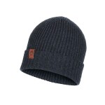 buff knitted hat biorn dark denim