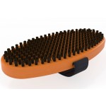 carrot oval brush black nylon