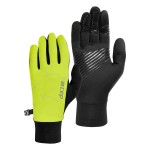 cep reflective gloves black neon yellow