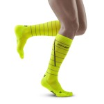 cep reflective compression socks men neon yellow