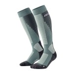 cep ski touring socks blue grey