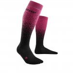 cep snowfall ski socks women purple black