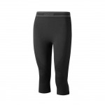 lenz 6.0 merino women 3/4 pants black