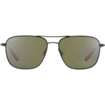 serengeti spello shiny black polarized 555nm