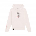 van deer logo hoodie light sand