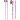 eki racing kids poles pink 