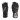 level sq jr cf black ski gloves