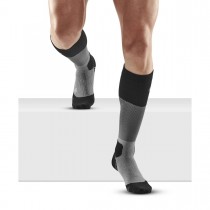 cep max cushion hiking tall sock grey black