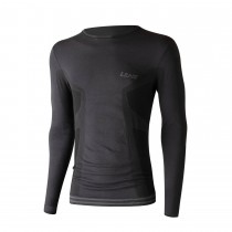 lenz merino men long sleeve roundneck 6.0 black