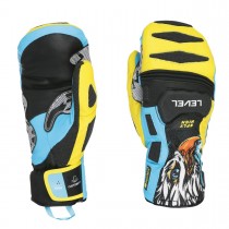 level sq cf mitt yellow blue