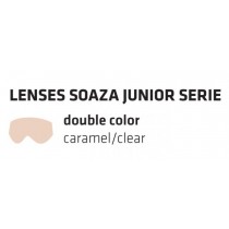 Dvojna rezervna stekla za SOAZA JUNIOR, karamelna