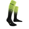Moške smučarske kompresijske nogavice CEP Snowfall black/green