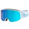 bolle nevada small white metallic blue matte azure