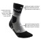 cep max cushion hiking mid cut sock grey black