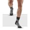 cep max cushion hiking mid cut sock men grey black