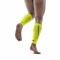 cep reflective compression calf sleeve neon yellow men