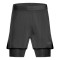 cep run shorts 2 in 1 black men