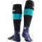 cep ski merino compression socks blue