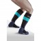 cep ski merino compression socks blue