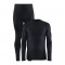 craft core dry fuseknit black men set