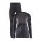 craft core wool mix set women black granit