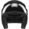 uvex race + fis helmet all black front