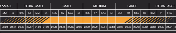 shred smartefy size chart